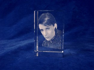 Foto Cristal Grabado 3D