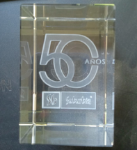 Reconocimientos Cristal Grabado 3D Laser Suburbia 50